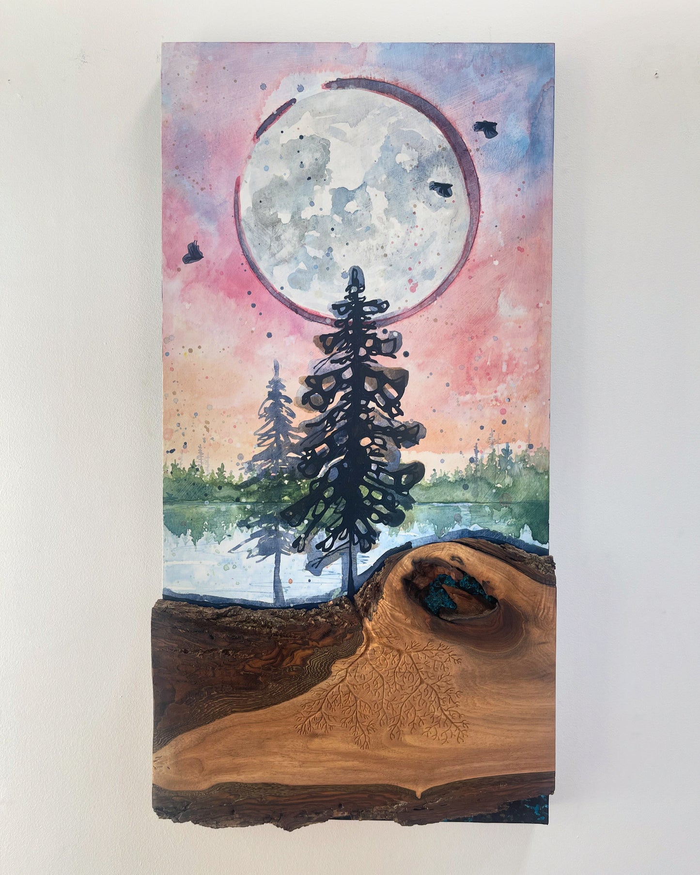 18 x 36 Walnut Moon